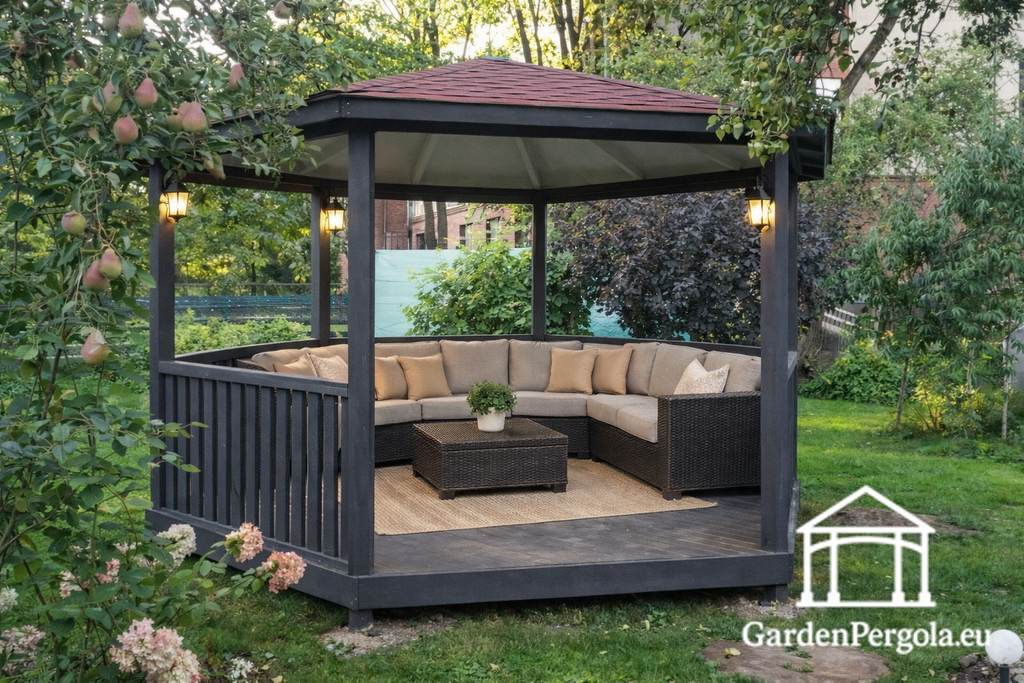 Vi packar och levererar till Europa. - garden gazebo pergola