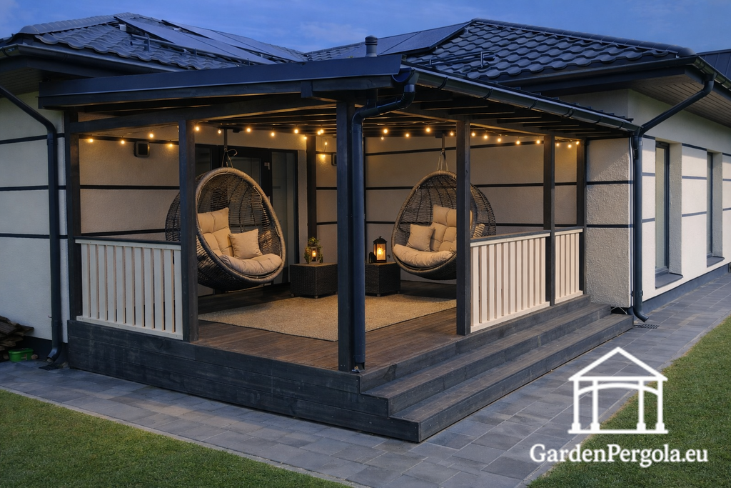 Vi tillverkar robusta, vind- och v&auml;derbest&auml;ndiga tr&auml;dg&aring;rdspaviljonger - garden gazebo pergola