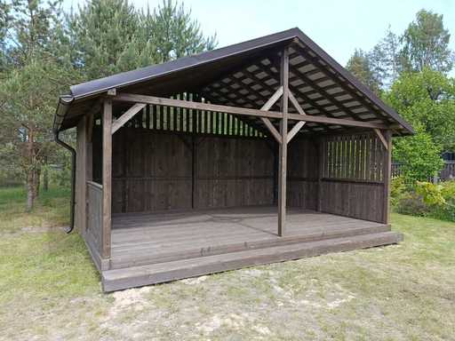 Custom garden canopy 4 m x 5 m