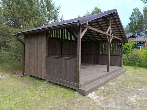 Custom garden canopy 4 m x 5 m