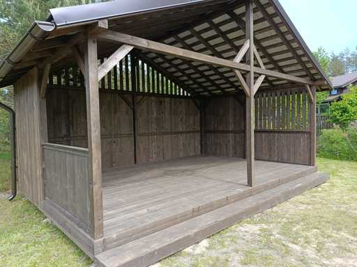 Custom garden canopy 4 m x 5 m