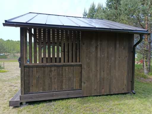 Custom garden canopy 4 m x 5 m