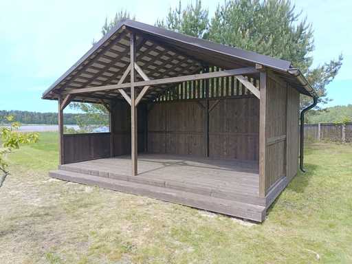 Custom garden canopy 4 m x 5 m