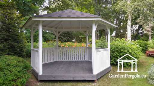 6 sided gazebos