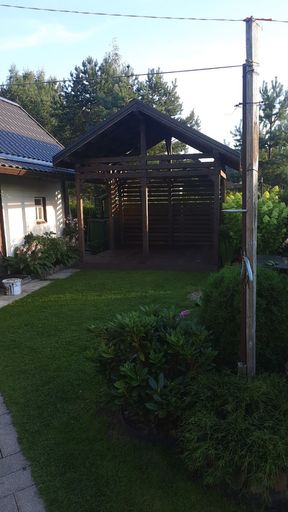 Nicht standardmäßiger 3x3m Zweischrägen-Gartenpavillon - 3