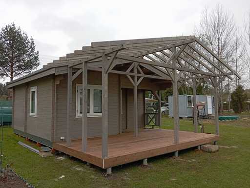 Best Pergola Ideas for a Small Garden: A Wooden Canopy Attached to the House and Other Space-Saving Solutions