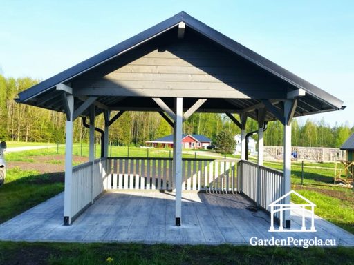 Custom 3.85 m x 3.85 m gazebo