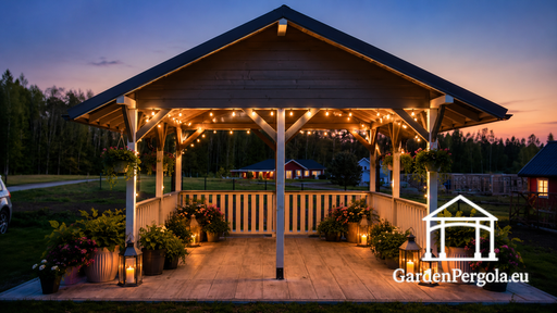 Custom 3.85 m x 3.85 m gazebo