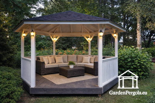 6 sided gazebos