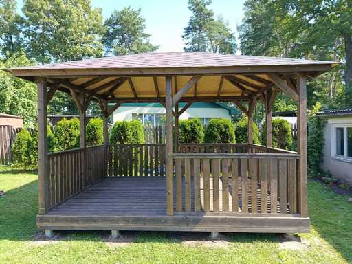 3x4m nojume vasaras māja - 3